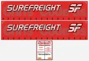 Code 3 Adhesive Vinyl Trailer Decals - Surefreight livery - 1/50 1/64 1/76 1/148