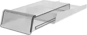 HOODANCOS Invisible under Desk Storage Adhesive Drawer Box Easy Install Hand Safe Smooth Surface