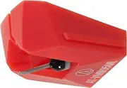Audio Technica AT-VMN95ML Microlinear Stylus Works with Cartridge AT-VM95ML (Red)