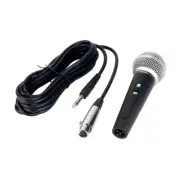 Choice Select 10' XLR to 1/4" Cardioid Dynamic Cable Vocal Microphone