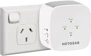 NETGEAR WiFi 5 Range Extender (EX6110) - Add up to 110 sq. m., 20 devices, AC1200 Dual Band Wireless Signal Booster & Repeater (up to 1200Mbps Speed), Easy Setup, Compact Wall Plug Design, White