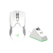 Razer Gaming Mouse Viper Ultimate Mercury White High Speed ​​Wireless Light 588