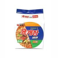 在飛比找蝦皮購物優惠-農心 辣牛肉湯麵 一袋4入 韓國直送🇰🇷