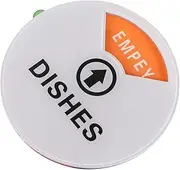 UTHCLO Dishwasher Identification Plate Dishwasher Clean Magnet Sign Dish Washer Sign Clean Dirty Sign Magnet Indicator Dishwasher Indicator Acrylic Magnetic Board Water Proof