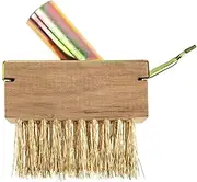 Healeved Weeding Brush Practical Moss Removing Tool Steel Wire Brush for Garden Cleaning and Paving