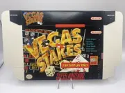Vegas Stakes Super Nintendo Entertainment System 1993 For Display Only Box SNES