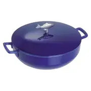 Staub Enamelled Cast Iron Bouillabaisse Pot 28cm / 4.65L - Marine Blue