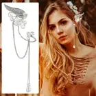 Earcuff No Piercing Long Tassel Drop Elf Ear Clip Ear Wrap Ear Cuff Earring