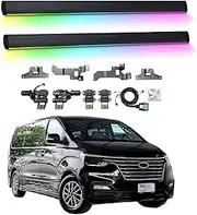 BJOHQ Electric Running Boards Compatible for Hyundai H1 2016-2020 with Light, SUV, Off-Road & Pickup Trucks - Retractable Truck Steps & Nerf Bars