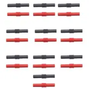 20Pcs 4mm Banana Plug Coupler Female to Female Insulated Banana Socket Connector