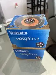 Verbatim Digital Vinyl CD-R, Pack of 10, color coded with cases, 80 min, 700MB