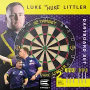 Target Luke 'The Nuke' Littler Dart Board Set With Darts