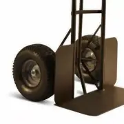 Two 15in Pneumatic Tire Set Rim 1000 Lb Capacity Hand Truck Replacement Tires