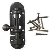 Brass Brass Latch Black/Gold Brass Bolt Latch Vintage Door Latch Thick Door