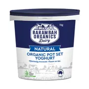 Organic Barambah Organics Natural Yoghurt 1kg – Fresh, healthy organic delivery | Doorstep Organics