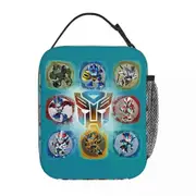 c405 Transformers Autobots Lunch Bags Insulated Lunch Tote Portable Bento Box Leakproof Picnic Bags for Woman Work Children School k405