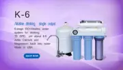 Alkaline Water System Drinking RO Reverse Osmosis pH max10.5 Purifed Natural ALK