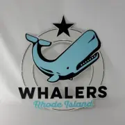 Whalers Brewing Metal BEER CAN Sign Tin Man Cave Ocean Sea Rise Blue 16x18 RI