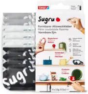 Sugru by Malleable All-Purpose Adhesive, 8-Pack, 8 X 3.5 G, Black, White and Gr