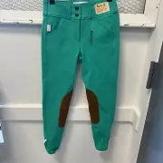Tailored Sportsman Trophy Hunter Riding Breeches Spring Green 3960 Girls 10