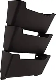 TEHAUX Wall-Mounted File Storage Box Mail Holder Magazine Rack Organizer for Office Holder Document Organizer