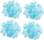 NOLITOY 400PCS Glow The Dark Craft Stones Blue Luminous Pebbles for Fish Tanks Potted Plants Garden Pathways Durable Decorative Rocks for Enchanting Nighttime Ambiance