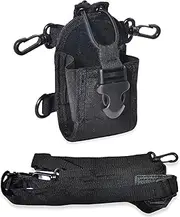 [HYS] Amateur Radio HT/Two Way Radio Nylon Cases, Tactical Radio Pouch/Holster, Worn on a Belt/Shoulder Strap Radio Holster for Midland Walkie Talkie Motorola Talkabout/GP88/GP328/GP328PLUS Radio