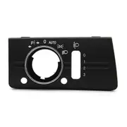 Car Dashboard Button with Headlight Switch Cover Panel Trim for W211 E Class 320 350 550 2003-2008 D Black