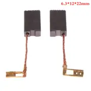 2pcs 6.3x12x22mm Mini Drill Electric Grinder Replacement Parts Carbon BrusheYUU