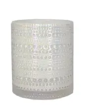 The Bubble Tumbler Series (White Rainbow) (Empty Glass Wax Candle Jar)