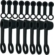 Homoyoyo Motorcycle Accessories 30pcs Rubber Brake Bleeder Cap Set Screw Caps Dust Cover Sealing Long Life Easy to Install