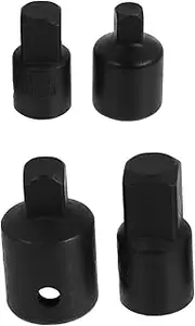 SHINEOFI 4 Pcs Socket Adapter Set Durable Sleeve Converters for Car Repair Socket Converter Kit Single Head Wrench Sleeve Adapters Essential Tool for Daily Repairs
