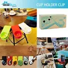ABS Table Desk Chair Side Cup Holder Clip Storage Home Office Kitchen Stand Rack