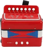 Kids Accordion 7 Key 2 Bass Button Accordion With Belt Buckle Music Education Instrument