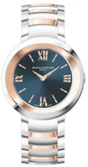 Baume & Mercier New Promesse Two-Tone Quartz Movement Womens Swiss-Made Watch