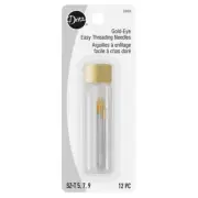 Dritz, Gold-Eye Easy Threading Needles (12pk) - Assorted