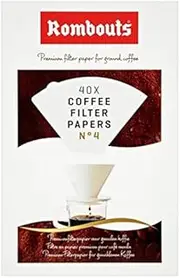 Rombouts Coffee Filter Papers N4 40 per Pack