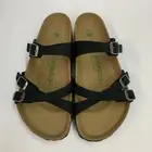 Birkenstock New w/ Box Franca Black Birkibuc Vegan Narrow Width- Select Size