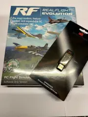 Realflight Evolution, RC Flight Simulator Software and Spektrum WS2000 Dongle.