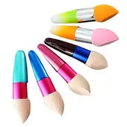 Beauty Makeup Applicator Foundation Blender Buffer Sponge Smooth Handle 10cm UK