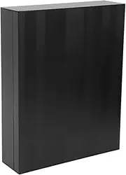 Aluminum Project Box, Matte Black Enclosure DIY Electronic Product Casing 50x178x220mm, Oxidized Surface, High Heat Dissipation, Shielding Performance, Split Structure,