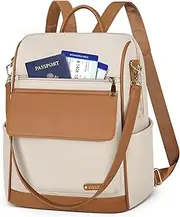 [Lubardy] Backpack Purse for Women LeatherTravel Backpack Purse Waterproof Small Anti-Theft Casual Daypacks Lightweight Mini Purse Fashion Shoulder Bags for Work College Daily