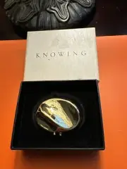 Estée Lauder “Knowing” solid perfume oval case, Super Rare, New In Case