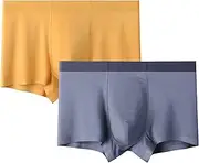 [Maiyifu-GJ] 2 Pack Men's Boxer Briefs Underwear Soft Breathable Stretch Underpants for Men Comfortable Moisture-Wicking Trunks, Color21, 3X-Large, Color21, 3X-Large