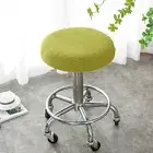 Office Bar Stool Cover Stretch Velvet Round Kitchen Slipcover Home Decor