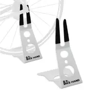 BIKEHAND Bicycle Floor Type Hub Mount Parking Rack Stand - for Mountain and Road Bike Indoor Outdoor Garage Apartment Storage NOT for Disk Brake