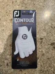 Footjoy Contour FLX Men's Golf Glove MEDIUM Cadet Left - Pearl *New