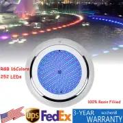 Underwater RGB LED Swimming Pool Light Stainless Resin Filled Spa Lamp 12V