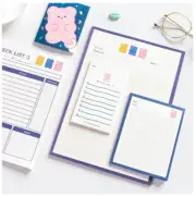 120 Sheets Notepad Set Message Plan Note Paper Memo Pad Diary Stationery Planner