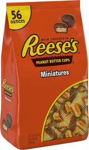 Reese's Milk Chocolate Peanut Butter Cups Miniatures 1.58kg Bulk Bag